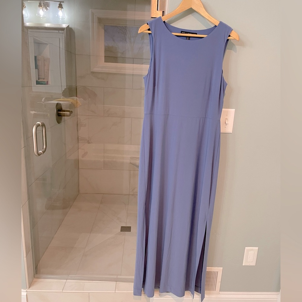 White House Black Market Periwinkle Maxi Dress M